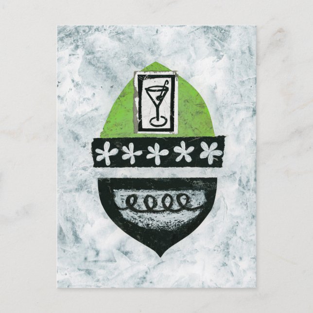 Martini Break Postcard Postkarte (Vorderseite)