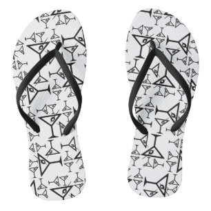 Martini-Brille CUSTOM HINTERGRUNDFARBE Flip Flops
