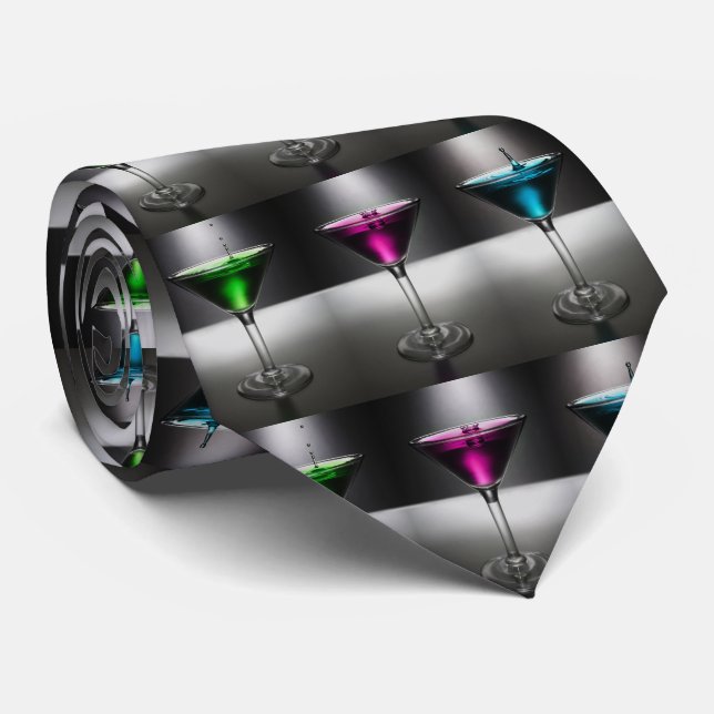Martini-Brille Krawatte (Gerollt)