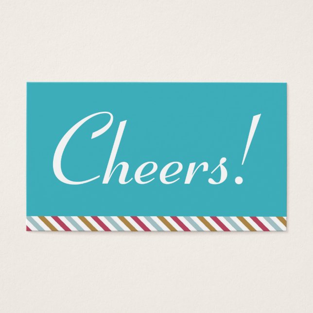 Martini Cocktail Blue Fest Ticket (Vorderseite)