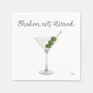 Martini-Cocktailservietten Serviette