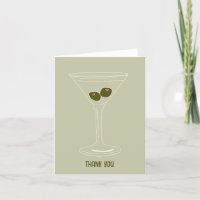 Martini Dankeschön Karte
