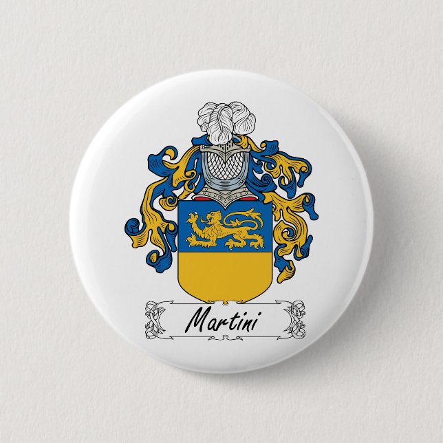 Martini-Familienwappen Button (Vorderseite)