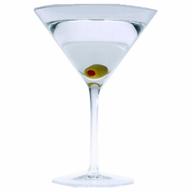Martini-Foto-Skulptur Freistehende Fotoskulptur (Vorne)