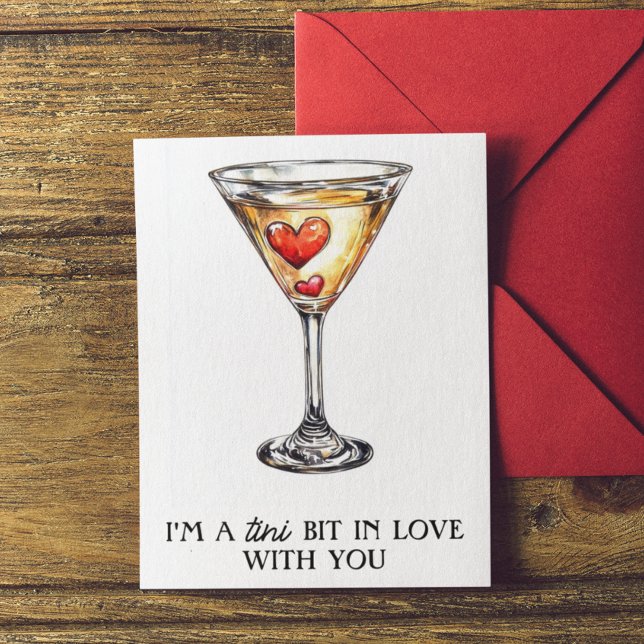 Martini Funny Valentine's Day Karte (Von Creator hochgeladen)