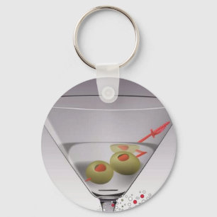 Martini-Glas Schlüsselanhänger