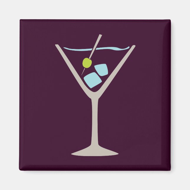 Martini Glass Magnet (Vorne)