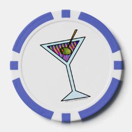 MARTINI GLASS POKERCHIPS
