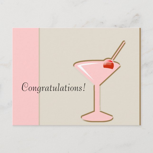 Martini, Glückwunsch! Postkarte (Vorderseite)