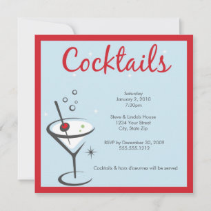 martini invitation
