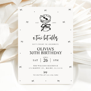 Martini Invitation À Thème Anniversaire, Un Tini U