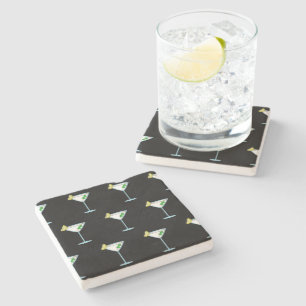 Martini Liebhaber Cocktail Glass Barkeeper Alkohol Steinuntersetzer