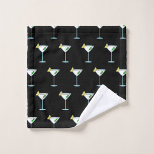 Martini Liebhaber Cocktail Glass Barkeeper Alkohol Waschlappen