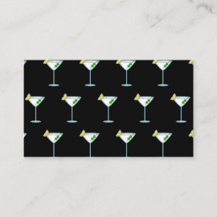 Martini-Liebhaber Cocktailglas Barkeeper Alkohol Begleitkarte