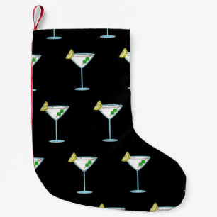 Martini-Liebhaber Cocktailglas Barkeeper Alkohol Kleiner Weihnachtsstrumpf