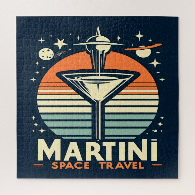 Martini-Logos für Raumfahrten (Vertikal)