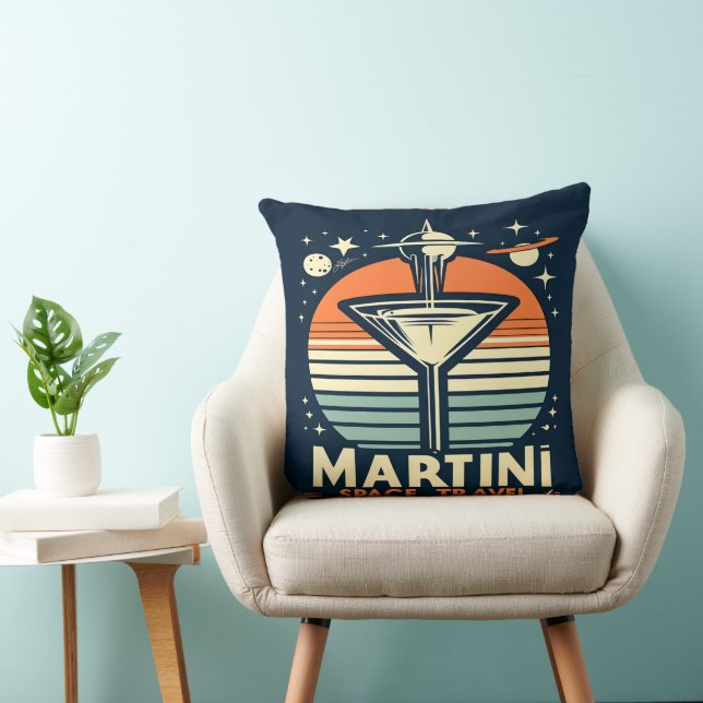 Martini-Logos für Raumfahrten Kissen (Stuhl )
