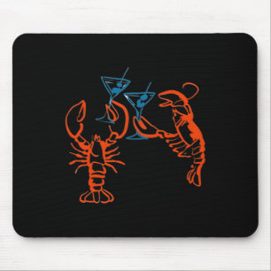 Martini Red Lobster Italienisches Essen Ästhetik S Mousepad
