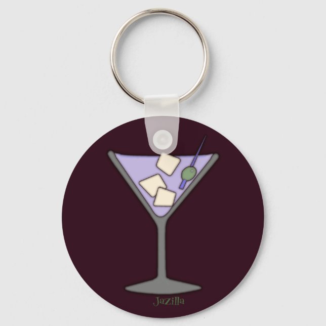 Martini, schnell! schlüsselanhänger (Vorderseite)