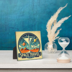Martini Space Travel 1957 New World Logo Fotoplatte