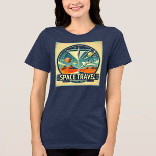 Martini Space Travel 1957 New World Logo Tri-Blend Shirt