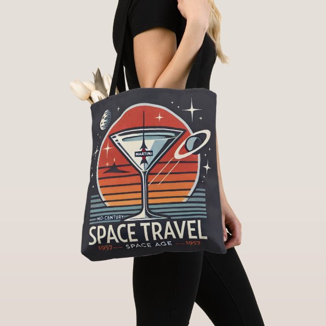 Martini Space Travel 1957 Space Age Logo Tasche (Von Nahem)