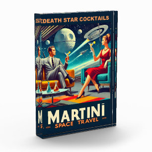 Martini Space Travel Posters Death Star Cocktails Fotoblock