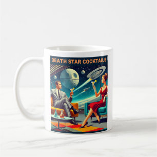 Martini Space Travel Posters Death Star Cocktails Kaffeetasse