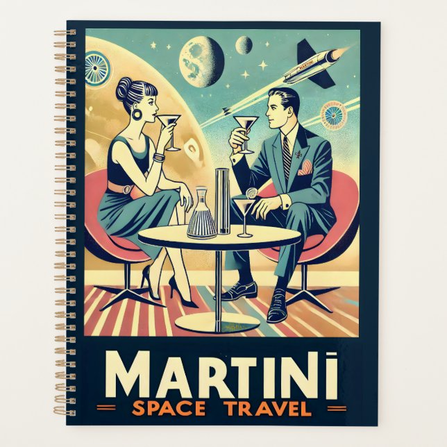 Martini Space Travel Posters Flight Crew Planer (Vorderseite)