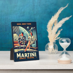 Martini Space Travel Posters New, New York Fotoplatte