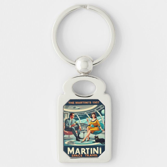 Martini Space Travel Posters The Martini's 1957 Schlüsselanhänger (Vorderseite)