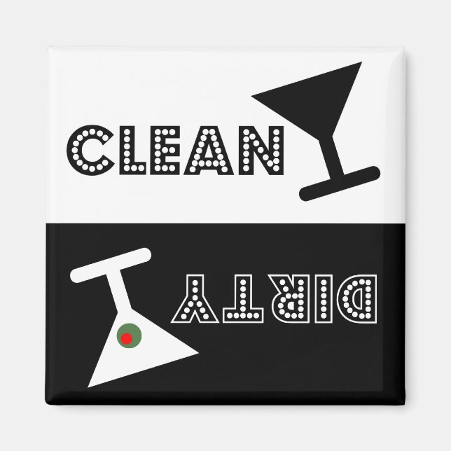 Martini-Spülmaschinenmagnet Magnet (Vorne)