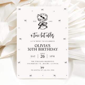 Martini Themed Birthday Invite, ein Tini-bisschen  Einladung