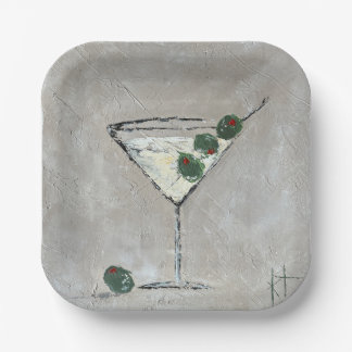 Martini Time 7" Papierplatte Pappteller