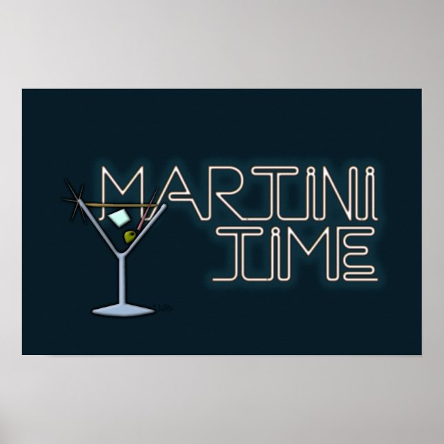 Martini Time Poster (Vorne)
