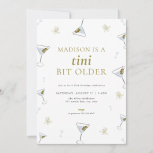 Martini Tini Bit Ältere Erwachsene Einladung zum G