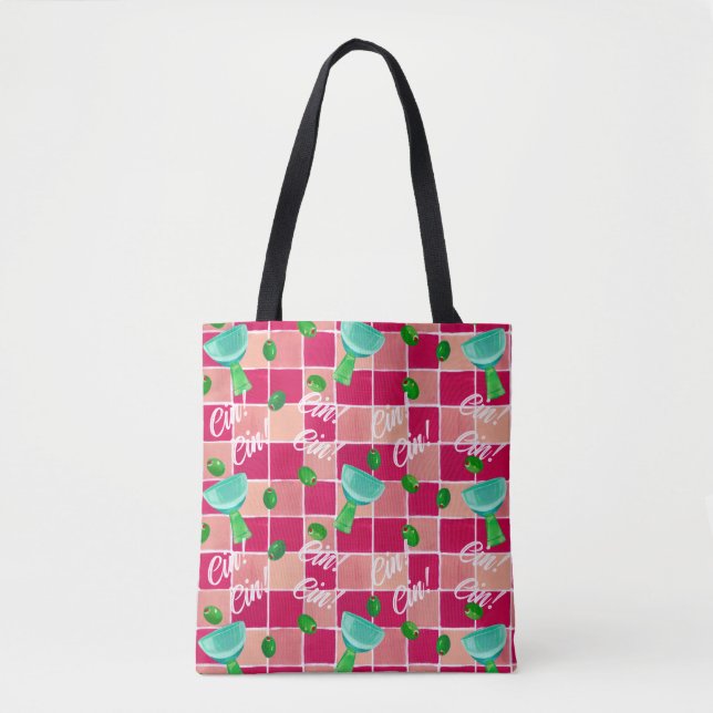 Martini Tote Bag Tasche (Vorderseite)