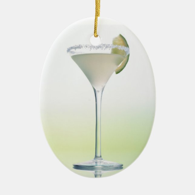 Martini-Weihnachtsbaum-Ornamente Keramikornament (Vorne)