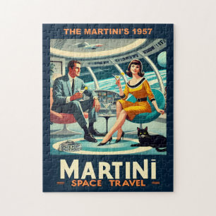 Martini Weltraum-Reiseplakate Die Martini's 1957