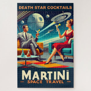 Martini Weltraum-Reiseplakate Todesstern Cocktails