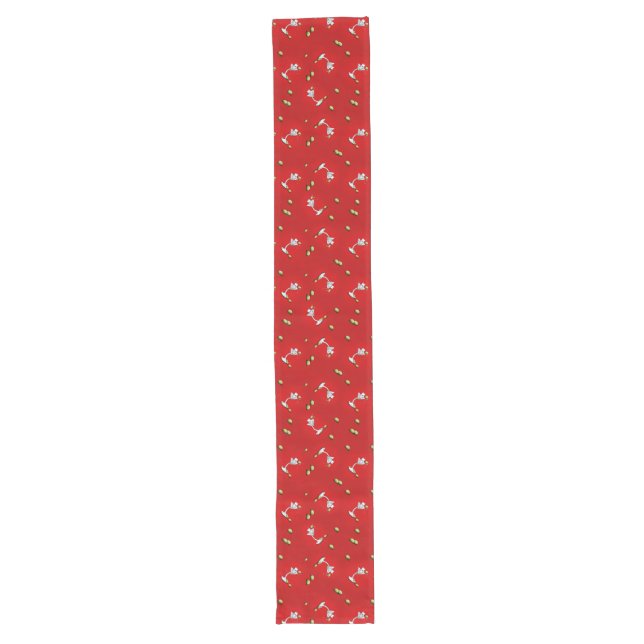 Martini Westies Table Runner Großer Tischläufer (Vorderseite)