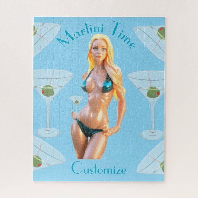 Martini-Zeit Bikini-Babe Thunder_Cove  (Vertikal)