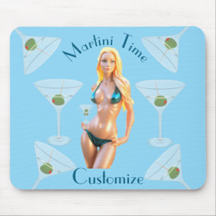 Martini-Zeit Bikini-Schatz Thunder_Cove Mousepad