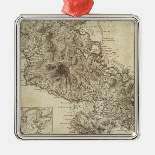 Martinico Silbernes Ornament (Vorne)