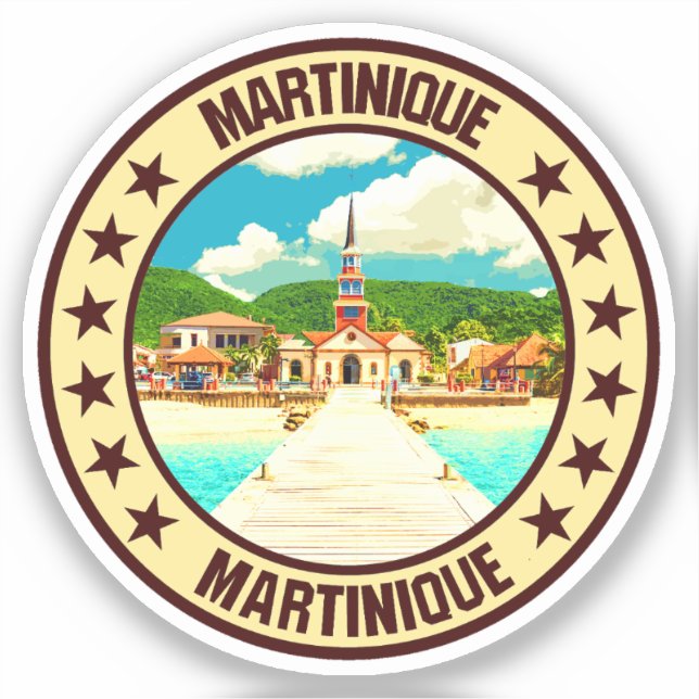 Martinique Aufkleber (Vorderseite)