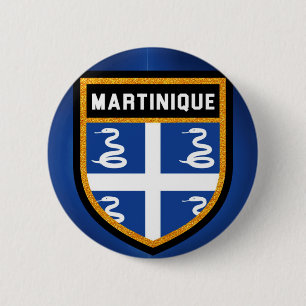 Martinique Flag Button