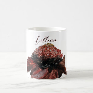 Martinique Karibik Blume Mit Monogramm Name Kaffeetasse