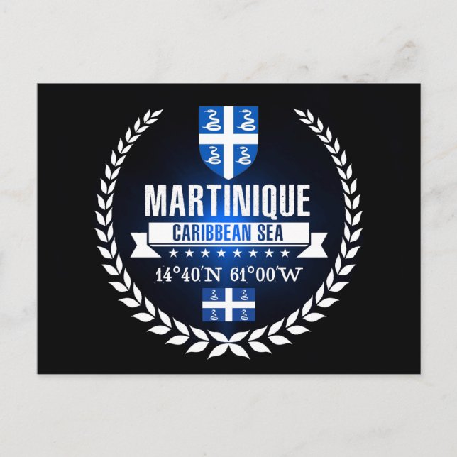 Martinique Postkarte (Vorderseite)