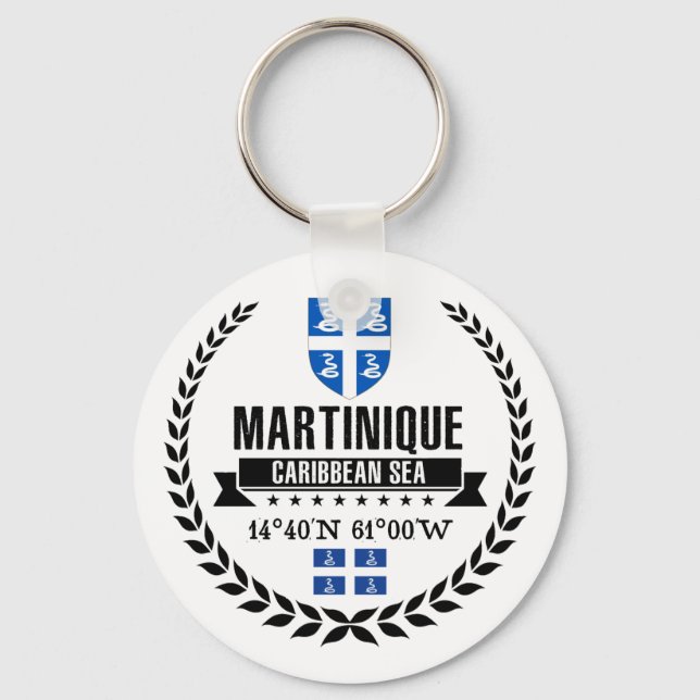 Martinique Schlüsselanhänger (Vorderseite)