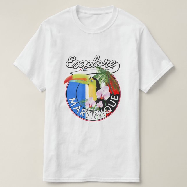 Martinique Travel-Logo T-Shirt (Design vorne)